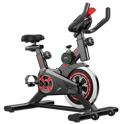 Folding Magnetic Indoor Home Exercise Bike – Silent Flywheel Spinning Fitness Equipment